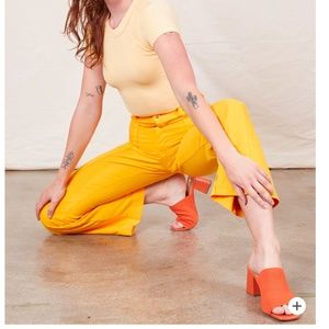 Big Bud Press Western Pant, Size Large, Sunshine Yellow